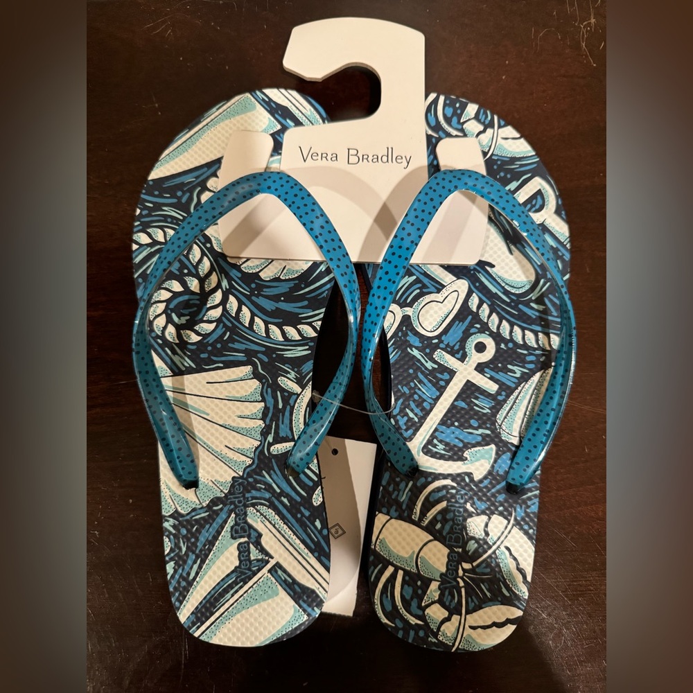 Vera Bradley flip flops
